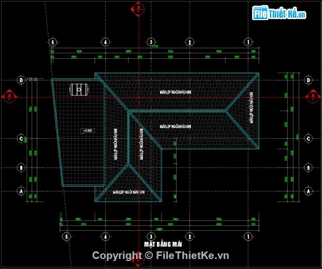 nhà ở 3 tầng,Bản vẽ biệt thự 3 tầng,biệt thự 3 tầng,File cad Biệt thự 3 tầng