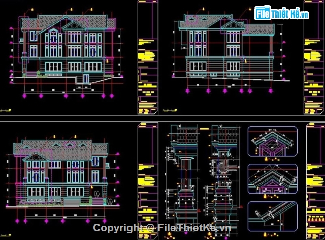 Biệt thự 3 tầng,Biệt thự 2 tầng,biệt thự 1 tầng,thiết kế biệt thự,biệt thự 3 tầng 20x21m