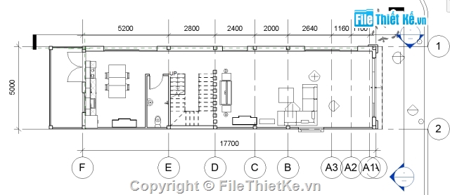 Biệt thự 3 tầng 1 tum,biệt thự 3 tầng 5x17.7m,bản vẽ revit biệt thự 3 tầng,revit biệt thự 3 tầng 1 tum,thiết kế nhà phố 4 tầng