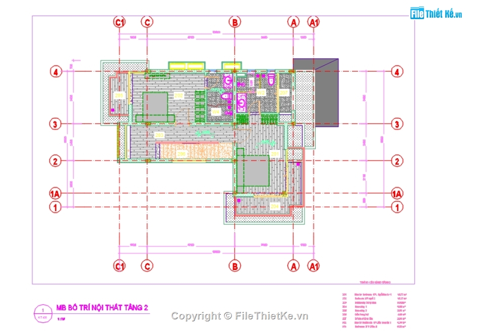 biệt thự 3 tầng,Biệt thự 3 tầng cad,bản vẽ biệt thự 3 tầng