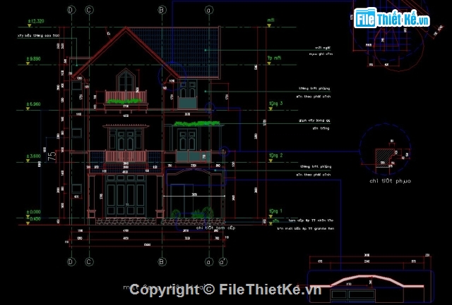 biệt thự 3 tầng,kiến rúc biệt thự,biệt thự tân cổ,biệt thự 10 x 20m