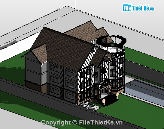 Bản vẽ,Biệt thự,4 tầng,Bản vẽ BT 4 tầng,revit biệt thự,thiết kế biệt thự