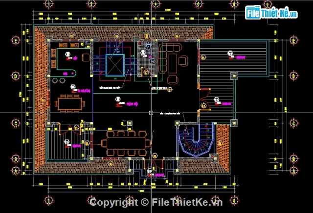 biệt thự 5 tầng,bản vẽ biệt thự 5 tầng 12x18m,biệt thự 12500x18000 đẹp,bản vẽ chi tiết biệt thự 5 tầng