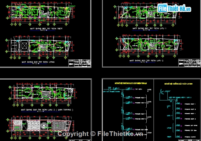 biệt thự 6 tầng,Biệt thự 4x16m,bản vẽ biệt thự,Biệt thự 6 tầng 16x4m