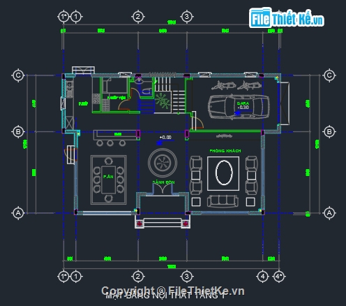 Biệt thự 3 tầng,biệt thự 3 tầng đẹp,File cad biệt thự 3 tầng,bản vẽ cad biệt thự 3 tầng