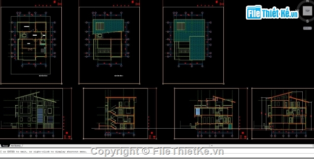 biệt thự 3 tầng đẹp,biệt thự đẹp 3 tầng,3 tầng,Bản vẽ biệt thự 3 tầng