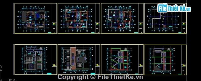 Bản vẽ biệt thự hiện đại 3 tầng KT 9.1x10.8,Bản vẽ biệt thự kích thước 9.1x10.8 cao 3 tầng,bản vẽ cad biệt thự hiện đại 3 tầng KT 9.1x10.8,bản vẽ thiết kế biệt thự 3 tầng hiện đại