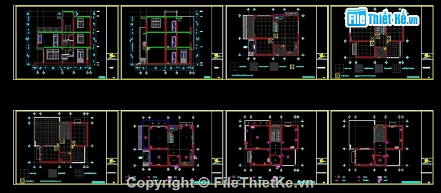 Bản vẽ biệt thự hiện đại 3 tầng KT 9.1x10.8,Bản vẽ biệt thự kích thước 9.1x10.8 cao 3 tầng,bản vẽ cad biệt thự hiện đại 3 tầng KT 9.1x10.8,bản vẽ thiết kế biệt thự 3 tầng hiện đại