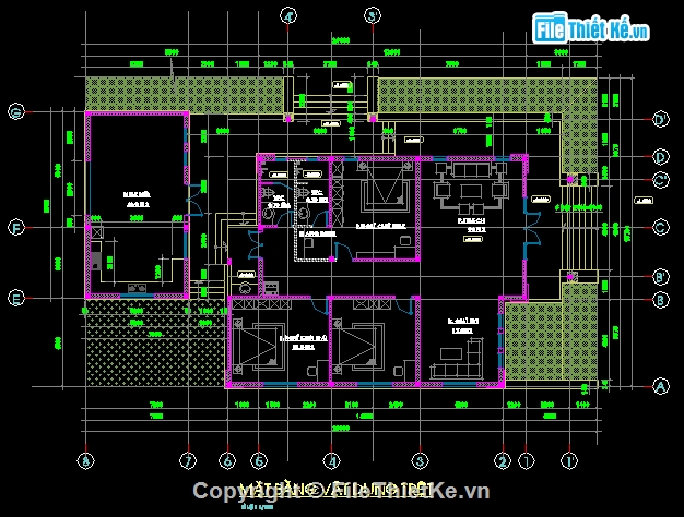 Bản vẽ,Biệt thự,kiến trúc mái thái,mái thái,Biệt thự mái thái hiện đại,Biệt thự trệt