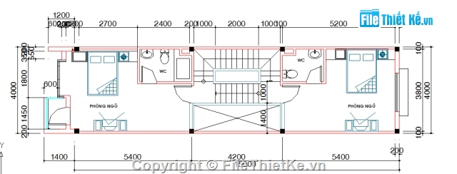 Bản vẽ,biệt thự 4 tầng,nhà 4 tầng,Bản vẽ nhà phố,4x15m,4x20m