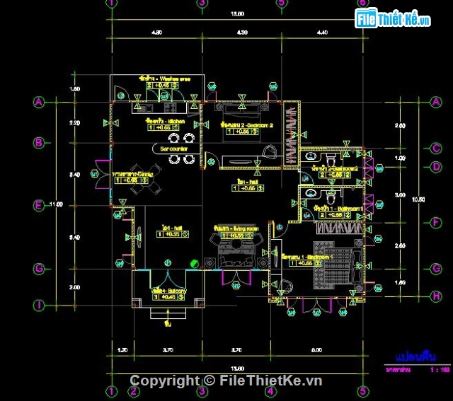 biệt thự mini,Biệt thự 13.5x10.5m,biệt thự nhà vườn,biệt thự kiểu thái