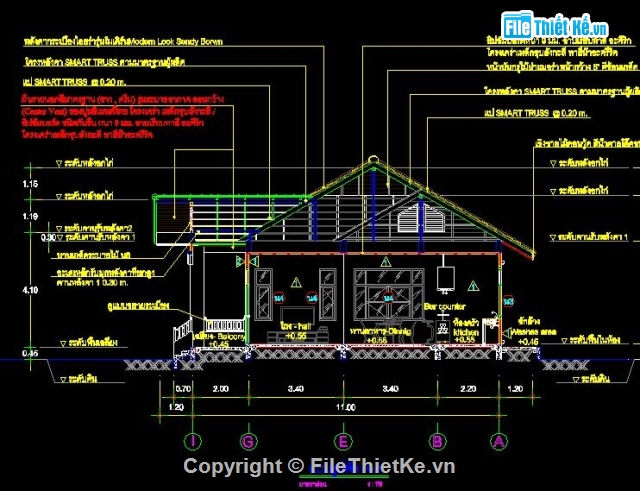 biệt thự mini,Biệt thự 13.5x10.5m,biệt thự nhà vườn,biệt thự kiểu thái