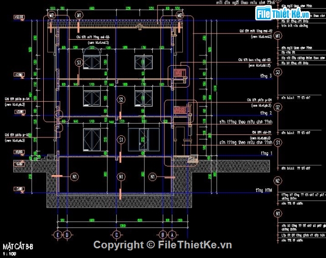 biệt thự 3 tầng,bản vẽ biệt thự,mẫu biệt thự đẹp,kiến trúc biệt thự đẹp