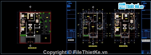 Bản vẽ biệt thự vườn 10.8x13.5m,bản vẽ biệt thự vườn,Biệt thự vườn 10.8x13.5m,Bản vẽ biệt thự vườn