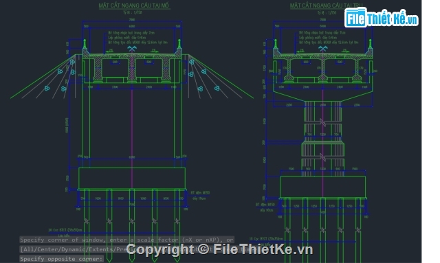 Bản vẽ dầm I,dầm I 33m,Cầu dầm I sơ đồ nhịp 5x33m