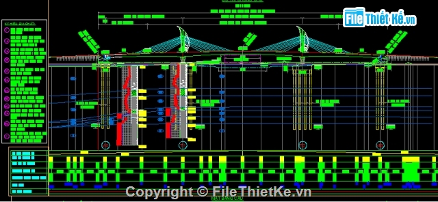 bố trí chung cầu,DÂY EXTRADOS,bản vẽ bố trí chung cầu extrados,bản vẽ tháp cầu cánh buồm