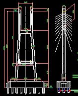 cầu dây văng,bản vẽ cầu dây văng,phương án vẽ 3D,Bản vẽ full,Bản vẽ autocad