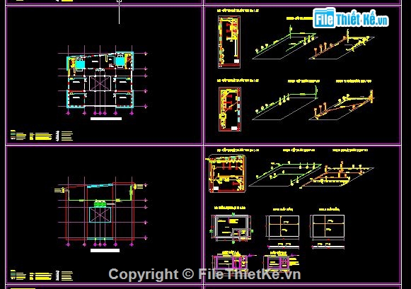 bản vẽ đường nước,đường điện,Bản vẽ nhà giảng đường