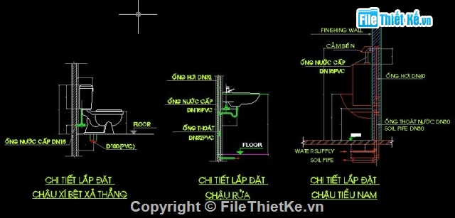 bản vẽ đường nước,đường điện,Bản vẽ nhà giảng đường