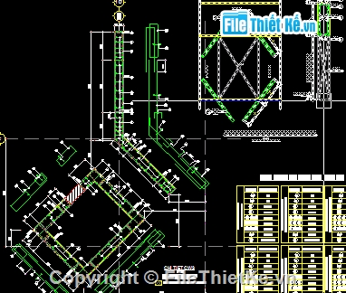 Bản vẽ chi tiết,BPTC phần thân,Bãn vẽ BPTC phần thân,Bản vẽ dầm,chi tiết cột