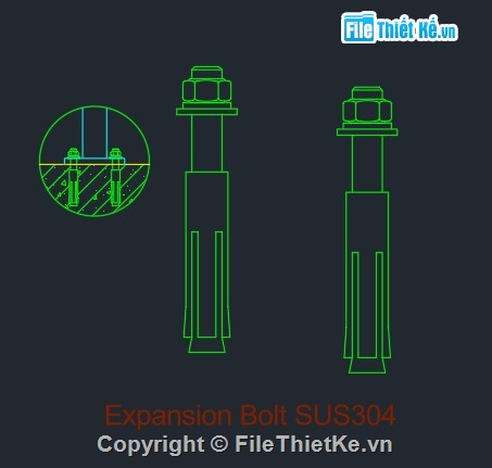 Bản vẽ,bulong,Bản vẽ 2D,Bản vẽ full,Bản vẽ autocad,các loại bu lông