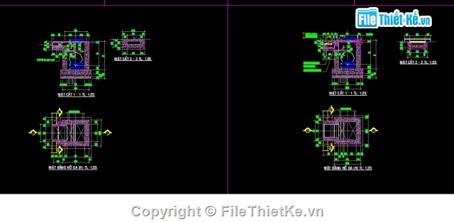 Bản vẽ,hố thu,bản vẽ hố ga,Bản vẽ autocad,Bản vẽ chi tiết các loại hố ga,hố ga thu nước