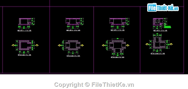 Bản vẽ,hố thu,bản vẽ hố ga,Bản vẽ autocad,Bản vẽ chi tiết các loại hố ga,hố ga thu nước