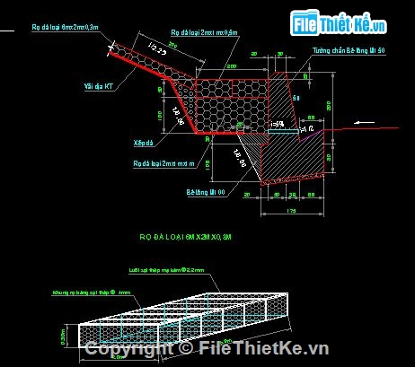 tường chắn đất,Bản vẽ nghiêng,tường chắn,Bản vẽ Tường chắn