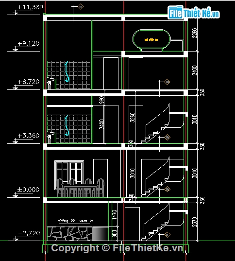 biệt thự phố,Bản vẽ nhà phố,mẫu biệt thự,nhà phố kt 15.3 x 9 m