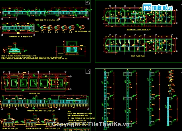 biệt thự phố,Bản vẽ nhà phố,mẫu biệt thự,nhà phố kích thước 4 x 5m