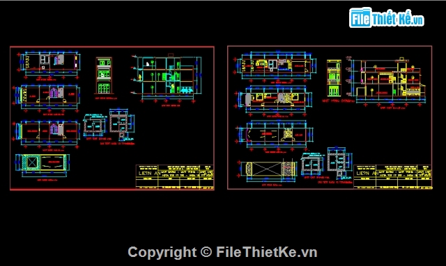 biệt thự phố,Bản vẽ nhà phố,mẫu biệt thự,nhà phố kích thước 4 x 5m