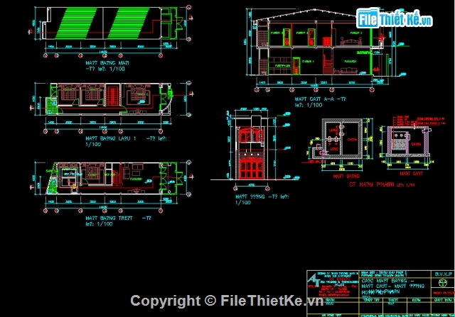 biệt thự phố,Bản vẽ nhà phố,mẫu biệt thự,nhà phố kích thước 4 x 5m