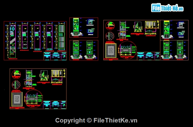 Bản vẽ nhà phố,các mẫu nhà phố,nhà kích thước 5 x 6m