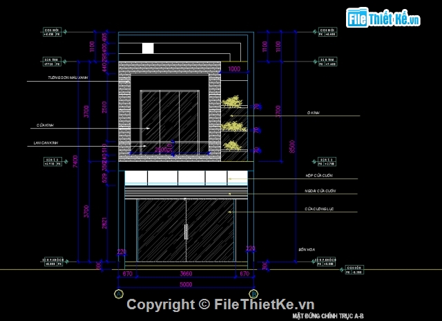 biệt thự 2 tầng,biệt thự phố,Bản vẽ nhà phố,biệt thự 2 tầng 11x17.1m,nhà phố 2 tầng 5x20m