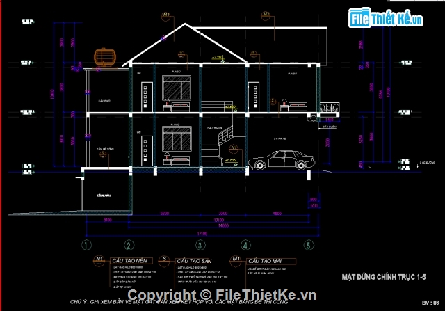 biệt thự 2 tầng,biệt thự phố,Bản vẽ nhà phố,biệt thự 2 tầng 11x17.1m,nhà phố 2 tầng 5x20m