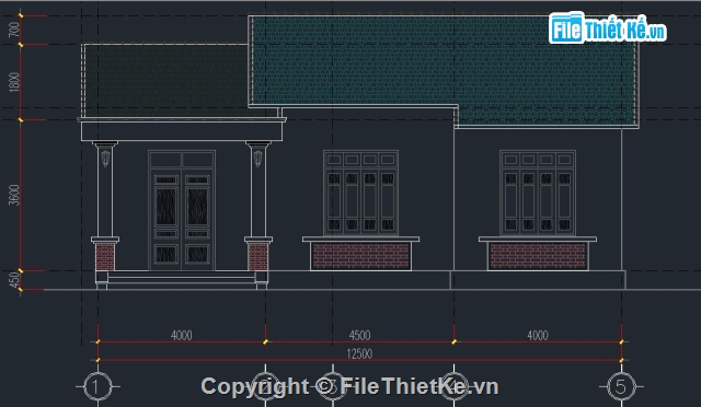 Filethietke nhà 1 tầng,Filethietke Bản vẽ nhà cấp 4,Filethietke mẫu nhà cấp 4,Filethietke nhà cấp 4,Filethietke Nhà mái thái