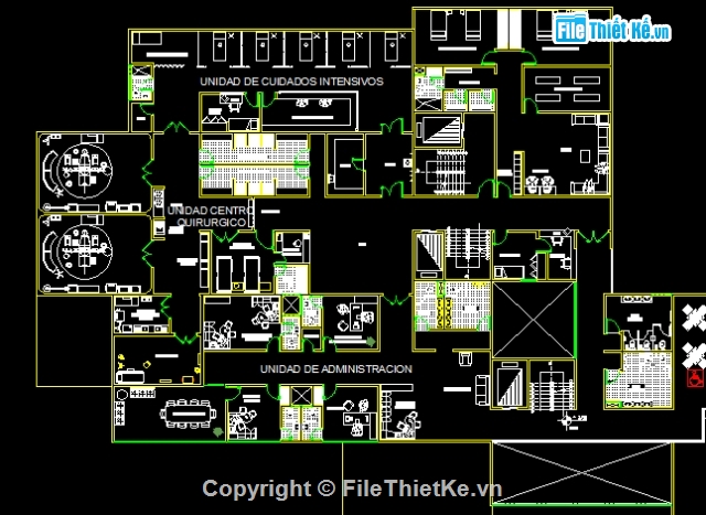 Bản vẽ chi tiết,3d chi tiết,mẫu bệnh viện,bản vẽ bệnh viện