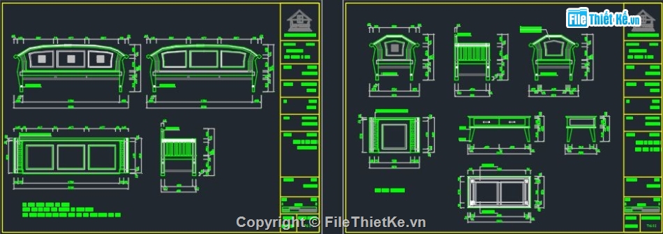 bàn ghế,cad bàn ghế,bản vẽ bàn ghế