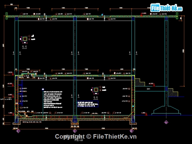 Bể nước ngầm,Bể nước ngầm 200m3,CAD Bể nước ngầm