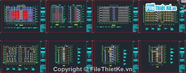 Bệnh viện,kết cấu bệnh viện,bệnh viện 6 tầng,bản vẽ bệnh viện