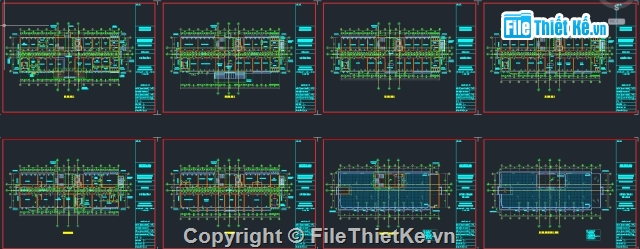 Bệnh viện,kết cấu bệnh viện,bệnh viện 6 tầng,bản vẽ bệnh viện