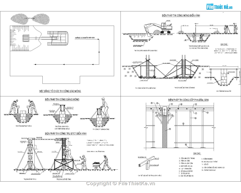 vẽ trường học,thi công trường học,Bản vẽ thi công,biện pháp thi công trường học,bản vẽ biện pháp thi công trường