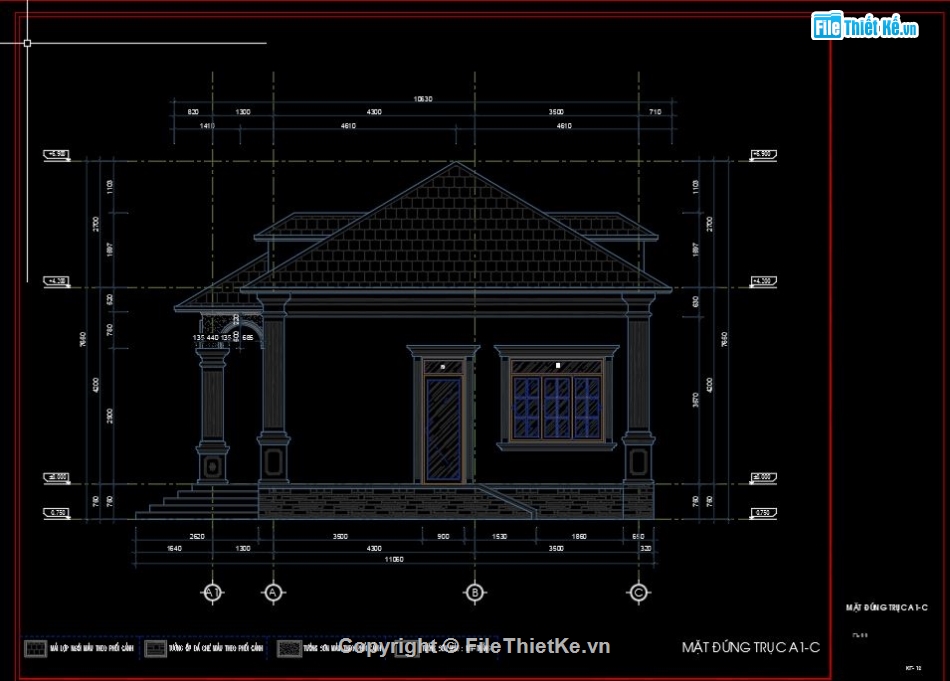 Bản vẽ Biệt thự 1 tầng,Bản vẽ Biệt thự,Biệt thự 1 tầng,kiến trúc biệt thự 1 tầng