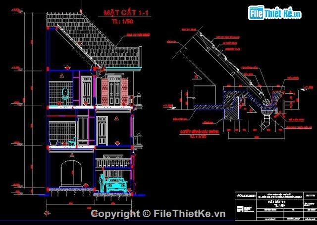 biệt thự 3 tầng,biệt thự 3 tầng mái thái,biệt thự 10 x 16.4m