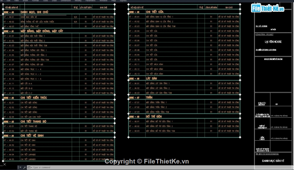 cad biệt thự,file cad biệt thự,bản vẽ autocad biệt thự,biệt thự 2 tầng rưỡi,biệt thự 2 tầng 1 tum