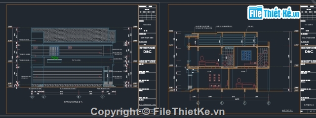 biệt thự 2 tầng,kiến trúc biệt thự 2 tầng,cad biệt thự,biệt thự 2 tầng 10.15x12.785m