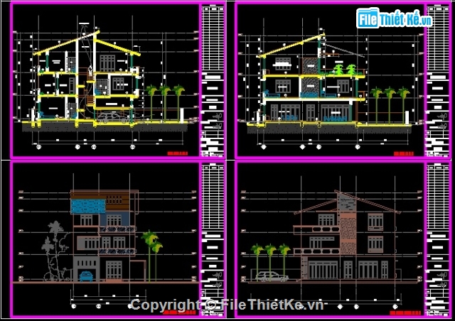 bản vẽ cad biệt thự hiện đại 3 tầng KT 10x16m,bản vẽ cad biệt thự 3 tầng hiện đại KT10x16m,biệt thự hiện đại 3 tầng 10x16m,bản vẽ biệt thự hiện đại,bản vẽ biệt thự 3 tầng