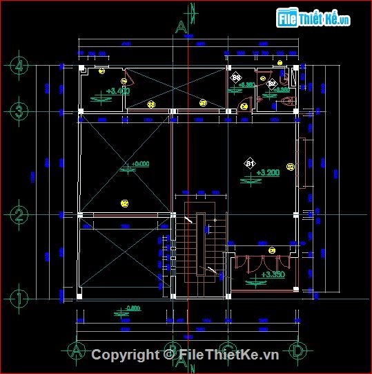 bản vẽ biệt thự,kích thước bản vẽ,mẫu biệt thự,biệt thự phố