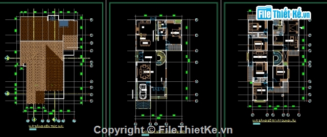 Bản vẽ,Biệt thự,kiến trúc tầng mái,mái thái 1 tầng,kiến trúc 2 tầng,Biệtthự mái thái 8x21