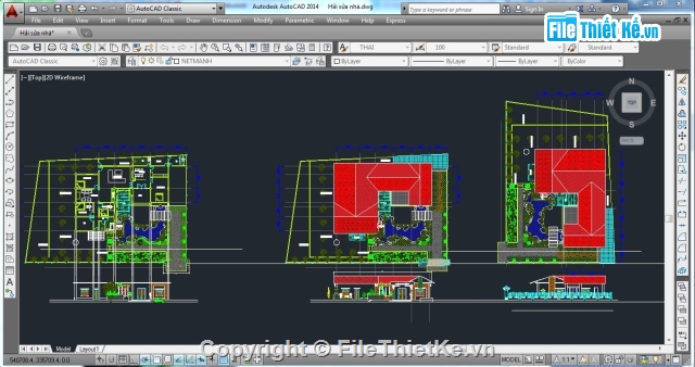 biệt thự nhà vườn,nhà biệt thự,cad biệt thự,cad nhà biệt thự,biệt thự vườn,bàn vẽ cad biệt thự